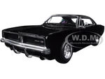 1969 Dodge Charger R/T Black "Muscle Car Collection" 1/25 Diecast Model Car by New Ray