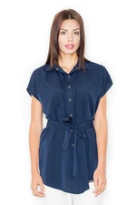 Figl Woman's Blouse M463 Navy Blue