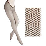 sexy pantyhose female Mesh women tights stocking slim V-waist gold silver hollowed fishnet stockings club party hosiery TT101