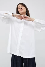 Košeľa Seidensticker dámska, biela farba, regular, s klasickým golierom, 60.133441