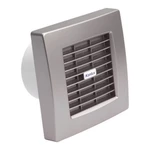 Koupelnový ventilátor Kanlux TWISTER AOL 100T SF 70974 stříbrná s automatickou žaluzií a časovým doběhem