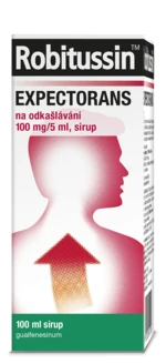 ROBITUSSIN Expectorans 100mg/5ml, sirup na odkašlávání 100 ml