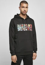 Figure with Marvel logo, hood black
