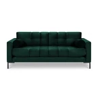 Ciemnozielona aksamitna sofa Cosmopolitan Design Bali