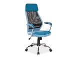 Kancelářská židle Q-336 Modrá,Kancelářská židle Q-336 Modrá