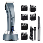 Hair Clippers for Men,Hizek Beard Trimmer Professional Cordless Hair Trimmer with 3 Adjustable Speeds,LED Display,USB Ch