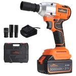 TOPSHAK TS-PW2 330N.m Max 3000 BPM Brushless Cordless Electric Impact Wrench Car Repairing Tools with 3.0 A.h Lithium Io