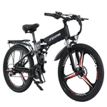 [EU DIRECT] JINGHMA R3S 48V 12.8Ah 800W 26 Inch Tire Electric Bicycle 60-80KM Mileage Range 150KG Max Load Electric Bike
