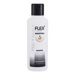 Revlon Flex Keratin Restructuring 400 ml šampón pre ženy na poškodené vlasy; na šedivé vlasy