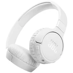 JBL Tune 660 NC Bluetooth Hi-Fi slúchadlá On Ear na ušiach Headset, zložiteľná biela