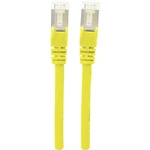 Intellinet 350556 RJ45 sieťové káble, prepojovacie káble CAT 6A S/FTP 30.00 m žltá fóliové tienenie, tienenie pletivom,