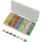 TRU COMPONENTS  1572249 Plochá pojistka 5 A, 7.5 A, 10 A, 15 A, 20 A, 25 A, 30 A  70 dielov