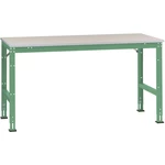 Manuflex AU4001.6011 UNIVERSAL štandardný pracovný základný stôl s melamínovou doskou, ŠxHxV = 1000 x 600 x 760-870 mm
