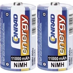 Conrad energy HR20 akumulátor typu D  Ni-MH 11000 mAh 1.2 V 2 ks