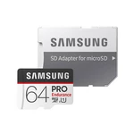 Pamäťová karta Samsung Micro SDXC PRO endurance 64GB UHS-I U1 (100R/30W) + adapter (MB-MJ64GA/EU) Stvořena pro nepřetržité nahrávání
O dlouhodobé a ne