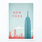 Plagát Travelposter New York, A2