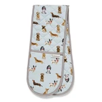 Dvojitá bavlnená chňapka Cooksmart ® Curious Dogs