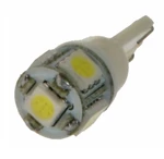 STUALARM Autožárovka 12V T10 5LED-3SMD bílá 25.5mm