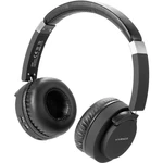 Vivanco BTHP 260 Bluetooth, káblové Hi-Fi slúchadlá On Ear na ušiach zložiteľná, Headset čierna