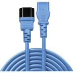 LINDY napájací predlžovací kábel [1x IEC C14 zástrčka 10 A - 1x IEC C13 zásuvka 10 A] 0.50 m modrá