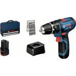 Bosch Professional GSB 12V-15 -aku príklepová vŕtačka   + 2. akumulátor
