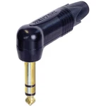 Neutrik NP3RX-B jack konektor 6.35 mm zástrčka, zahnutá Pólov: 3 stereo čierna 1 ks