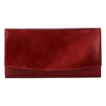 Dámská kožená peněženka tmavě červená - Tomas Suave