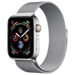 Remienok COTEetCI na Apple Watch 38/40/41 mm, ocelový, milánský tah (WH5202-TS) strieborný COTEetCI ocelový magnetický řemínek pro Apple Watch 38 / 40