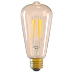 Inteligentná žiarovka Tellur WiFi Smart LED Filament E27, 6 W, teplá bílá (TLL331191) inteligentná žiarovka • LED • stmievateľná • príkon 6 W • pätica