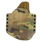 OWB Glock 17 - vnější pistolové pouzdro s polovičním SweatGuardem RH Holsters® – Multicam® (Barva: Multicam®, Typ uchycení: Kovový průvlek)