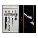 Hero 7006 Fountain Pen Set 0.5mm 0.8mm Nib Calligraphy Writing Signing Pens Ballpoint Pen Gifts Box for Students Friends