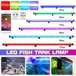 57-112CM GRB Aquarium Light LED Waterproof APP Control Fish Tank Light Underwater Fish Lamp Aquariums Decor Lighting Pla