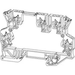 Pouzdro Weidmüller GH MCZUE1.5/UE BL 1667 2463200000, (d x š x v) 91 x 6 x 63 mm, modrá, 100 ks