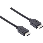 HDMI kabel Manhattan [1x HDMI zástrčka - 1x HDMI zástrčka] černá 1.50 m