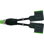 Ventilový konektor ve tvaru Y Murr Elektronik 7000-42401-6360100 počet pólů:4, černá, 1 ks