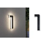 Solární osvětlení čísla domu Paulmann 79842 0.20 W, N/A, černá