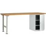 Dílenském COMBI model 8 s masivní deskou, Šxhxv = 2000 x 700 x 840 mm Manuflex WC5125.7035 WC5125.7035