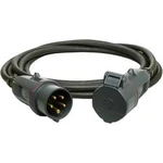 Napájecí prodlužovací kabel Walther Werke 39100502100100 39100502100100, IP54, černá, 10.00 m