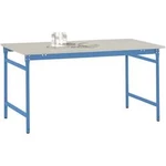 Manuflex BB3021.5012 Servírovací stolek základní stacionárně s Melamin-Tischplatte v světle modrá RAL 5012, Šxhxv: 1000 x 800 x 780 mm