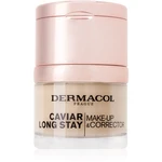 Dermacol Caviar Long Stay dlouhotrvající make-up s výtažky z kaviáru a zdokonalující korektor odstín fair 30 ml