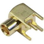 MCX konektor Telegärtner J01271A0161, 50 Ω, Push-Pull, zásuvka vestavná vertikální