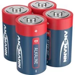 Baterie velké mono D alkalicko-manganová Ansmann LR20 Red-Line 1.5 V 4 ks