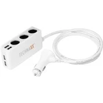 Technaxx Nabíječka do auta se 4 USB porty a 3-násobným rozdělovačem Proudová zatížitelnost (max.)=6.8 A