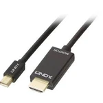 DisplayPort / HDMI kabel LINDY [1x mini DisplayPort zástrčka - 1x HDMI zástrčka] černá 3.00 m