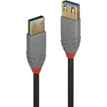 USB 3.0 prodlužovací kabel LINDY LINDY 2m USB 3.0 A m/f Kabel Anthra 36762, 2.00 m, černá