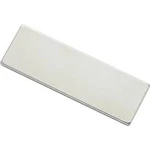 Samolepicí magnet TRU COMPONENTS N35-451502 1564099, (d x š) 45 mm x 15 mm, stříbrná, 1 ks