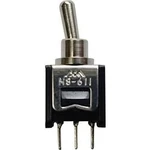 Páčkový spínač TRU COMPONENTS 621C, 60 V/DC, 0.15 A, 1x zap/vyp/zap, 1 ks