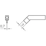 Pár pájecích hrotů Weller RTW3, 3x1 mm