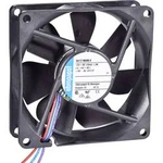 Axiální ventilátor EBM Papst, 8412 NGMLV, 12 V, 10 - 19 dBA, 80 x 80 x 25 mm