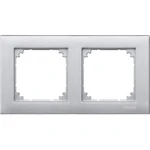 Schneider Electric Merten M-Plan dvojrámeček Aluminium MTN486260